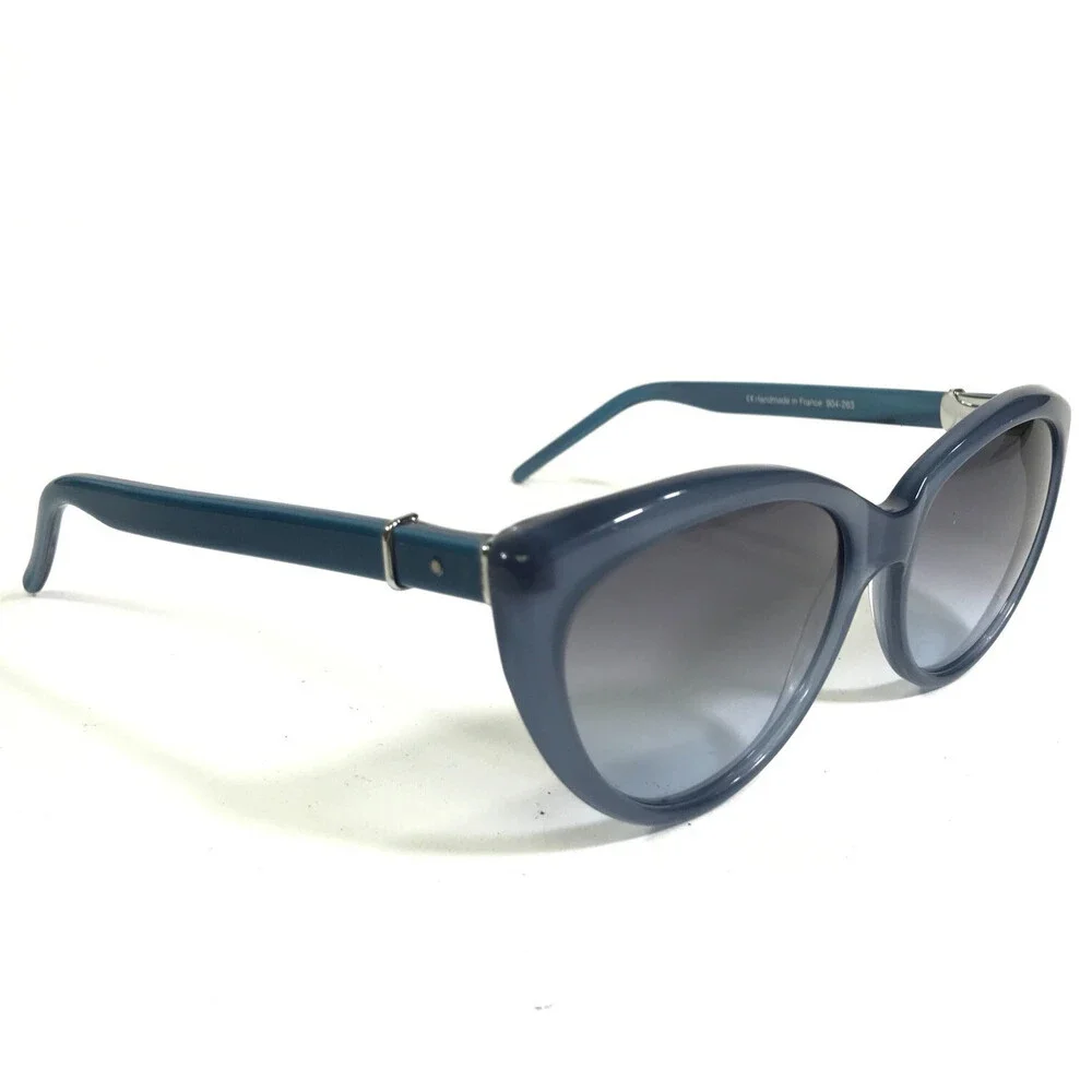 Robert Marc Sunglasses 904-263 Blue Cat Eye Frames with Gray Lenses 55-17-135